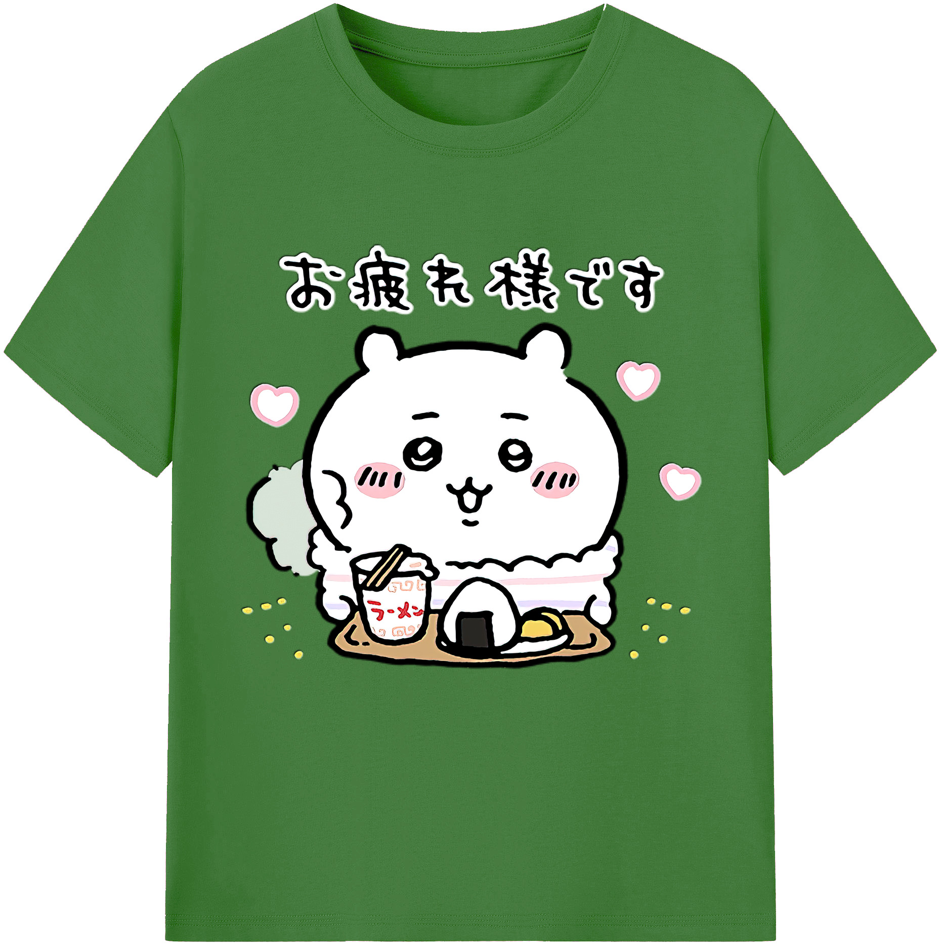 （画像用） ちいかわ ちいかわ Chii-kawa chiikawa レディースカジュアルプリントTシャツ（綿100％）